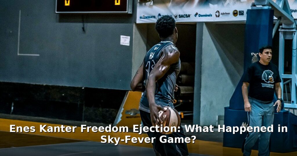 Enes Kanter Freedom ejection - sport article image 1
