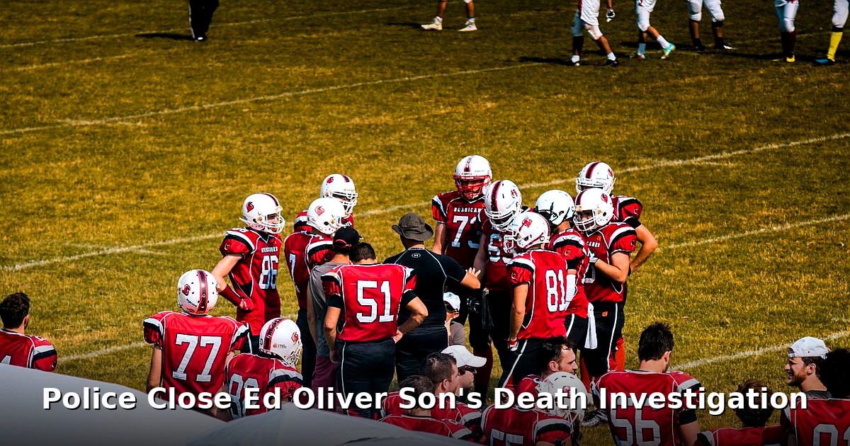 Ed Oliver son's death - sport article image 1