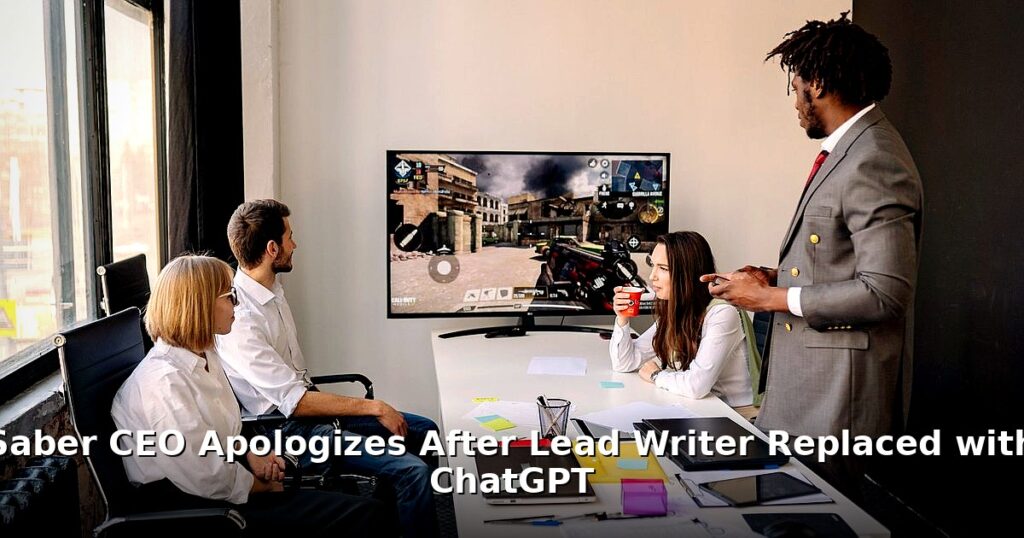 Saber CEO ChatGPT apology - tech article image 1