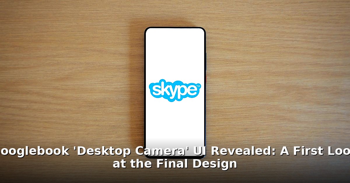 Googlebook Desktop Camera UI - tech article image 1