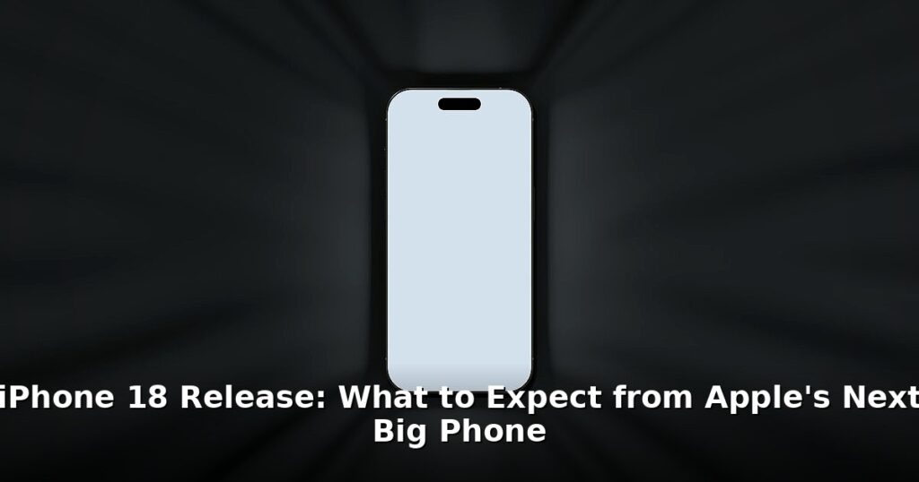 iPhone 18 release - tech article image 1