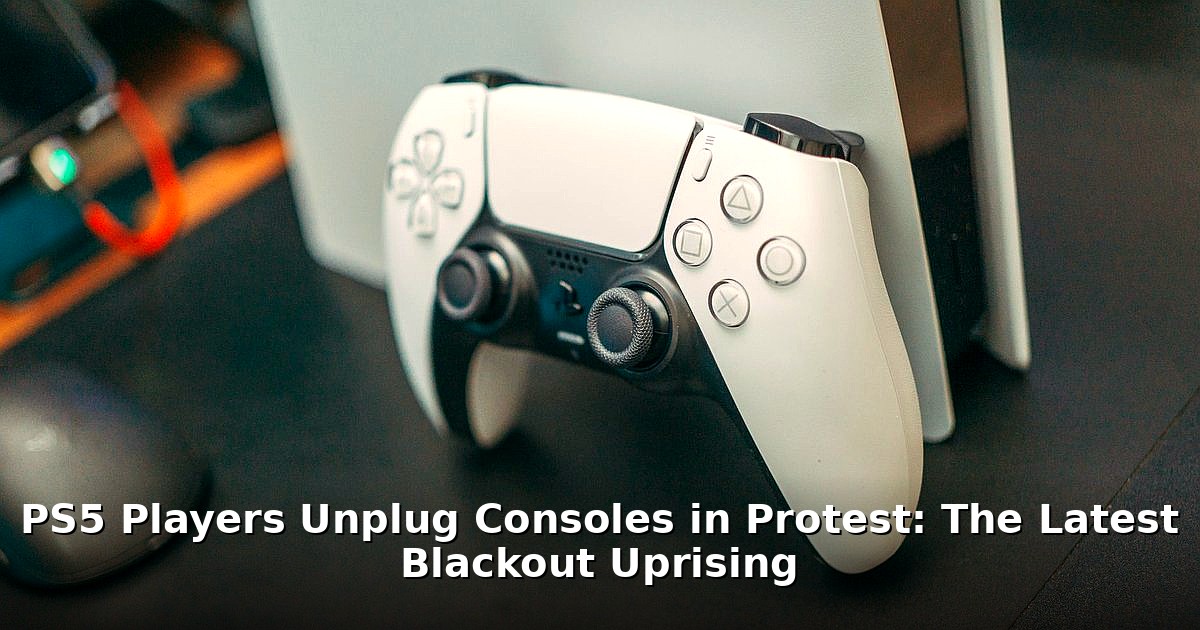 PS5 players unplug - tech article image 1