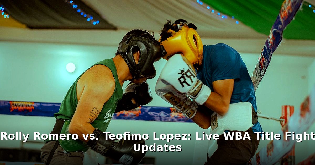 Rolly Romero vs. Teofimo Lopez live results - travel article image 1