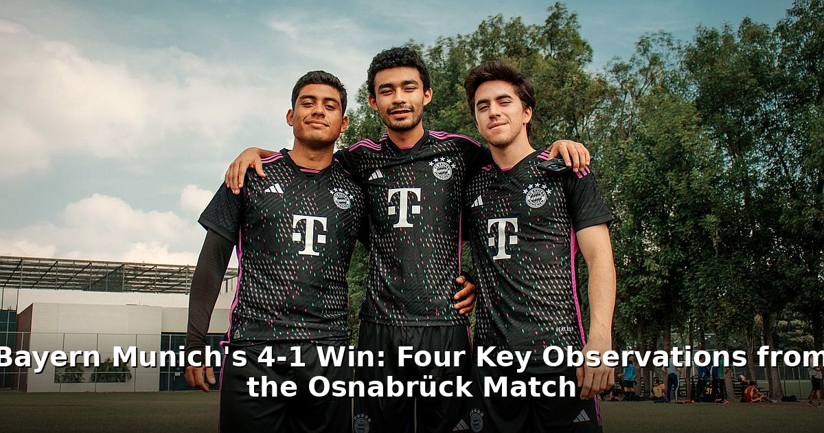 Bayern Munich 4-1 win - sport article image 1